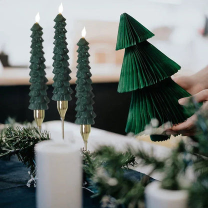 Warm LED Christmas Candles for Home Decor