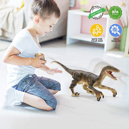 Remote Control Realistic Dinosaur Toy Velociraptor