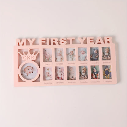 Personalized Baby Picture Frame for 12 Months
