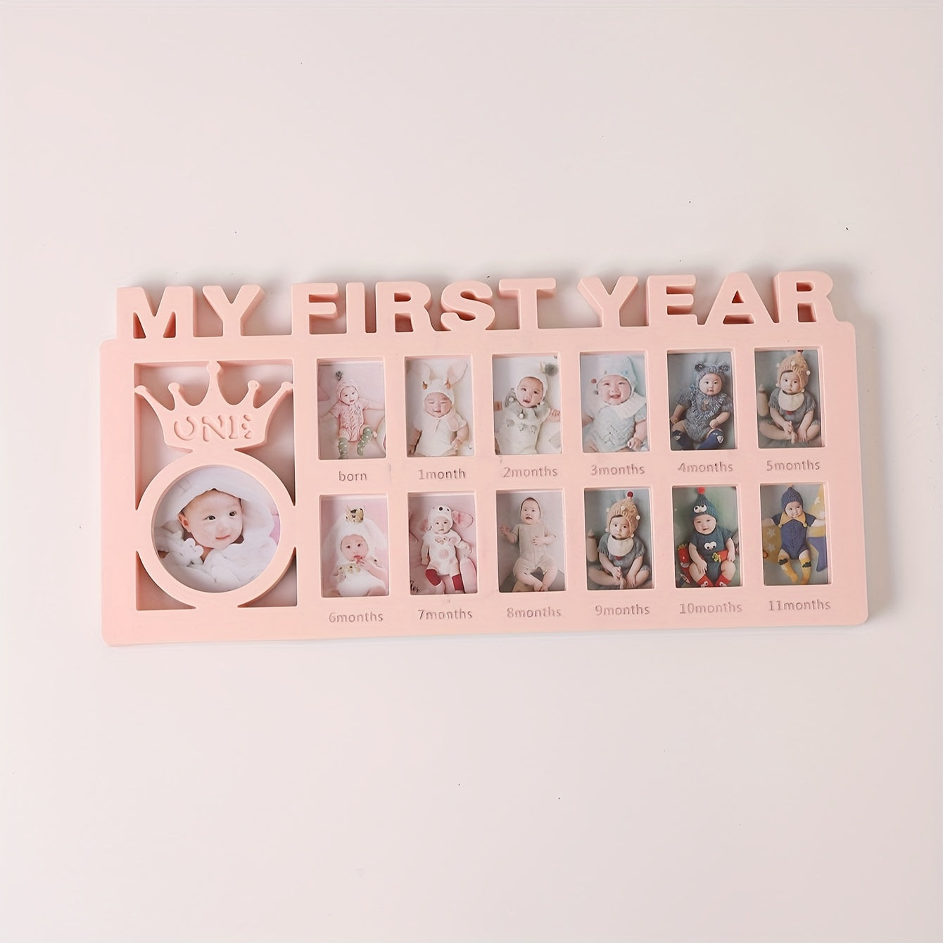 Personalized Baby Picture Frame for 12 Months