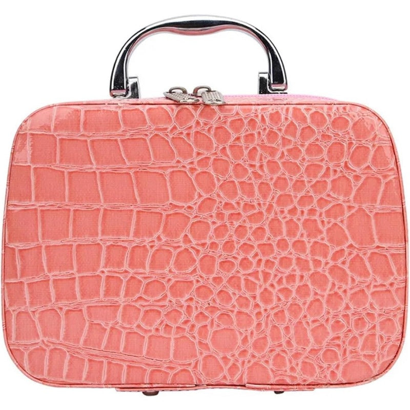 Compact Travel Sewing Kit in Leather Style Case