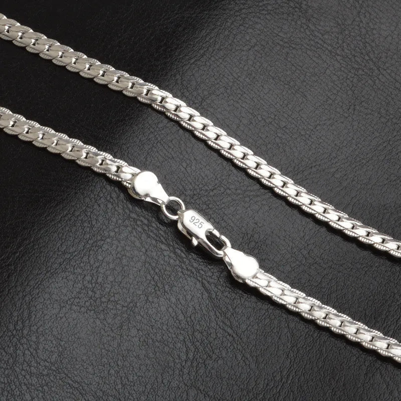Elegant 925 Sterling Silver Women's Necklace