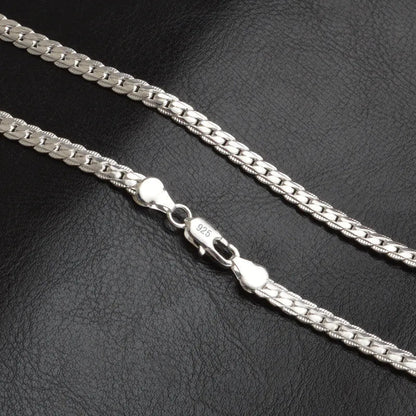 Elegant 925 Sterling Silver Women's Necklace