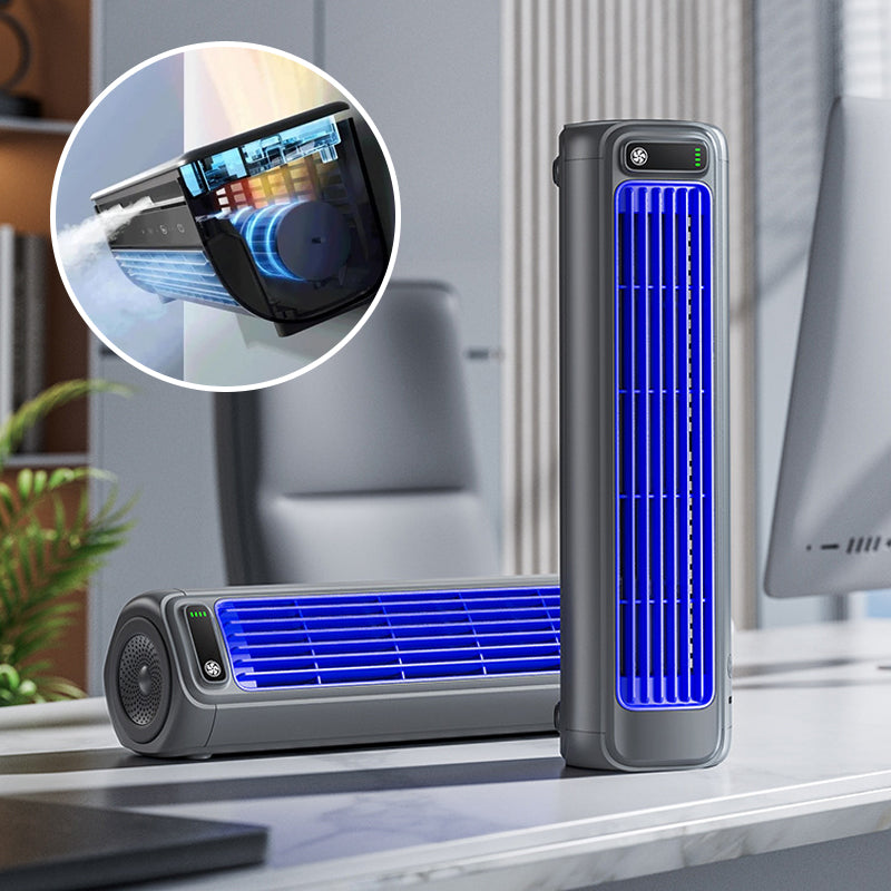 Compact USB Fan | Rechargeable Personal Air Cooler