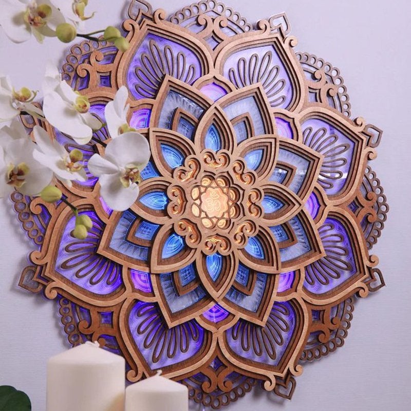 Colorful Meditation LED Night Lamp