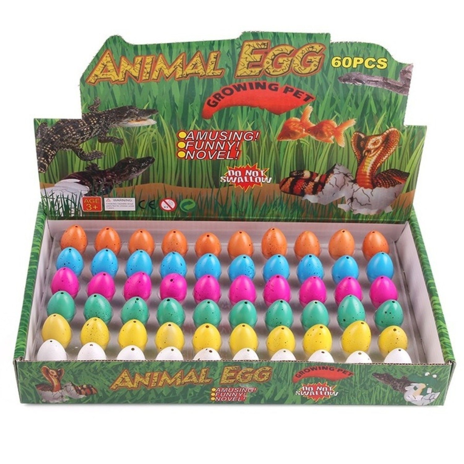 Colorful Dino Eggs Growing Toy Set - Befez