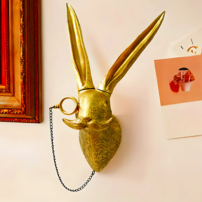 Stylish Animal Head Wall Decor Resin Figure