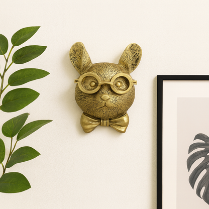 Stylish Animal Head Wall Decor Resin Figure