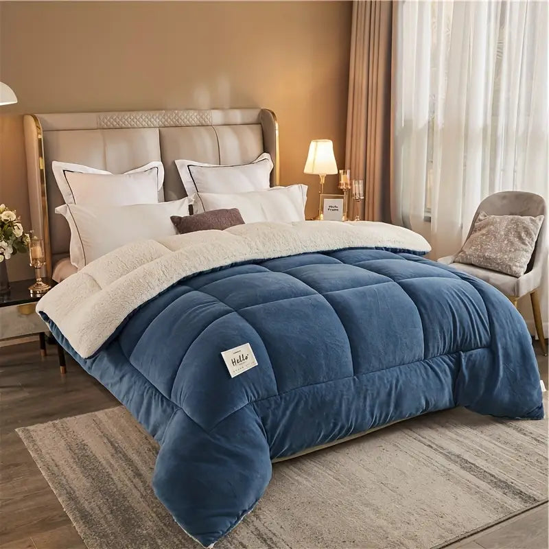Cozy Checkered Winter Duvet Blanket - Befez