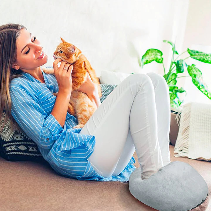 Cozy Electric Foot Warmer with SoftHeat and Adjustable Settings
