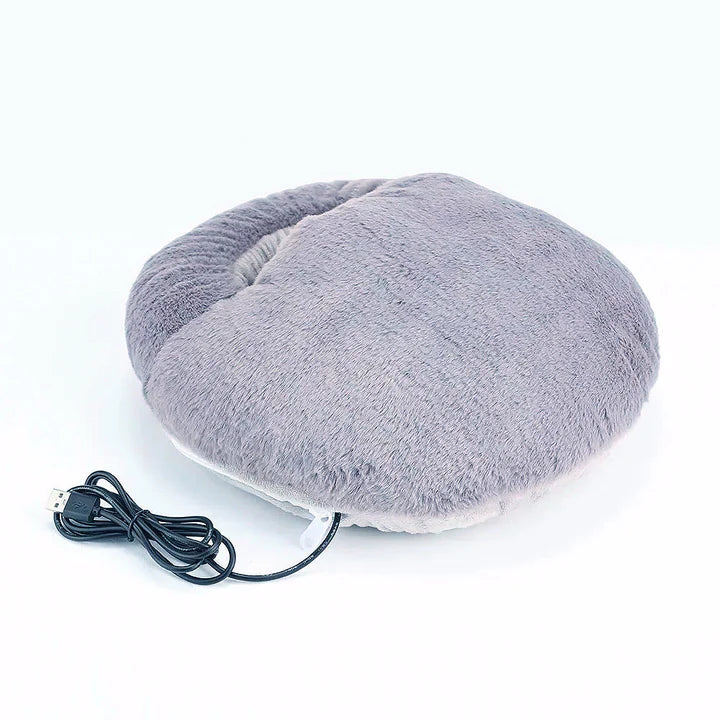 Cozy Electric Foot Warmer with SoftHeat and Adjustable Settings