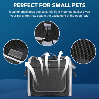 Collapsible Dog Bike Carrier Basket