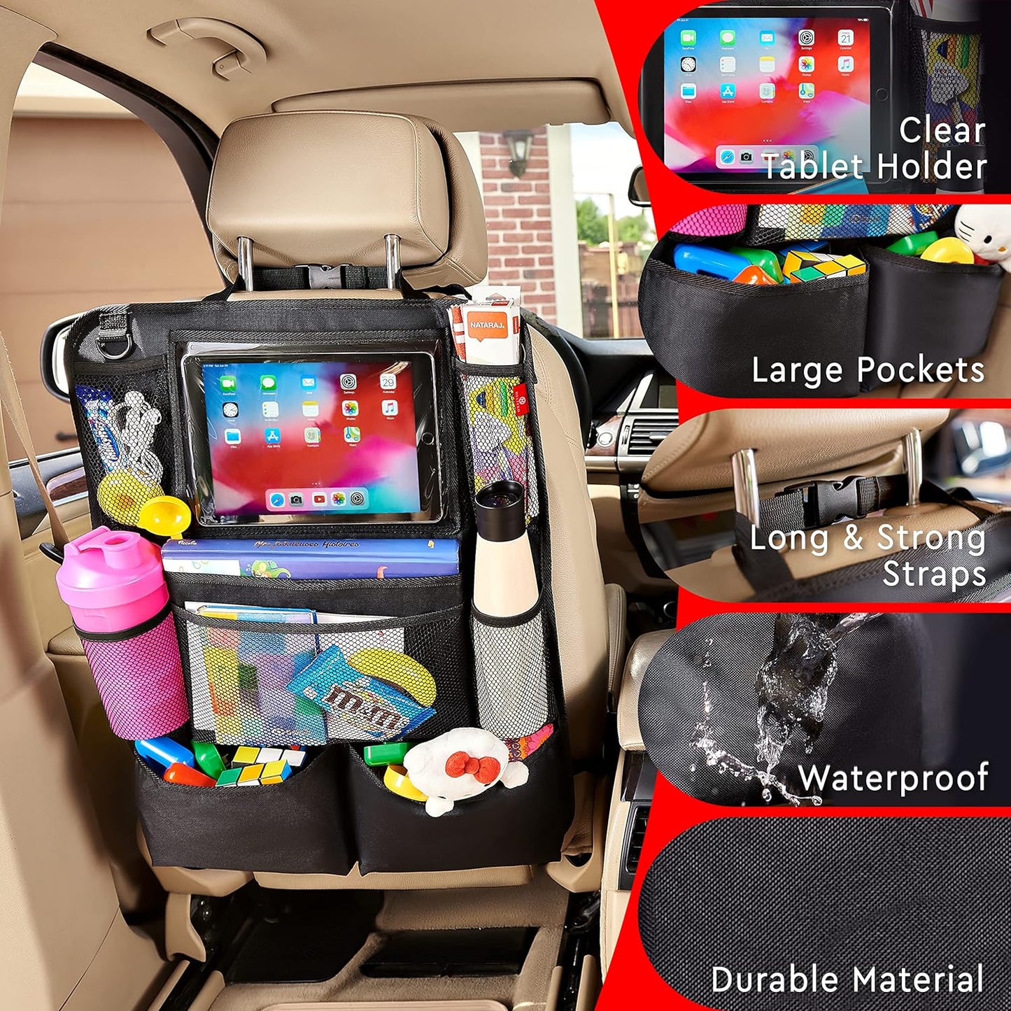 2-Pack Auto Back Seat Storage