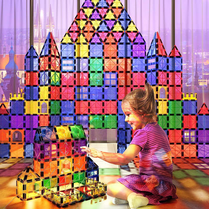 Colorful Kids Magnetic Building Blocks Set