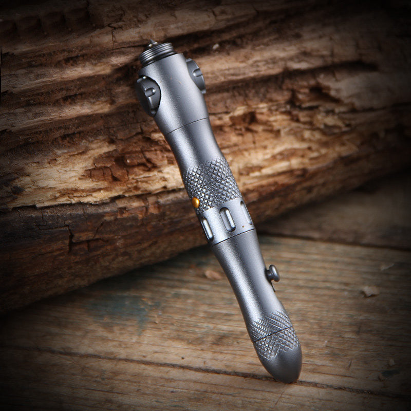 Tactical EDC Pen with Flashlight and Breaker Tool