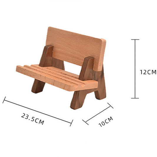 Sturdy Wooden Phone Stand with Adjustable Holder - Befez