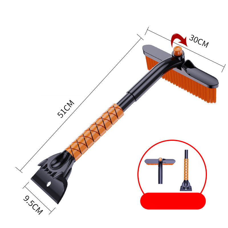 Compact Car Ice Scraper And Deicer Tool