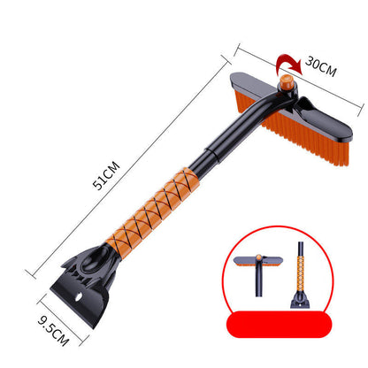 Compact Car Ice Scraper And Deicer Tool