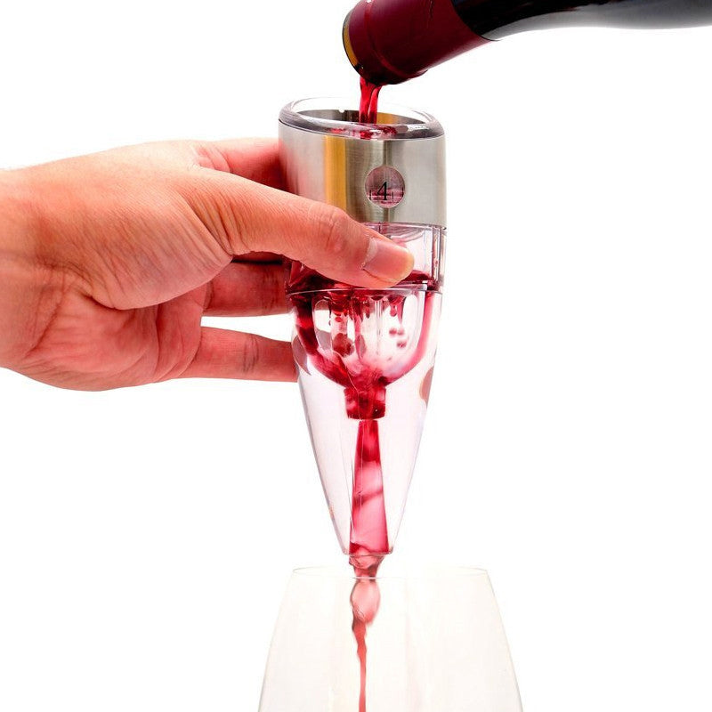 Easy Pour Wine Decanter for Home and Party Use