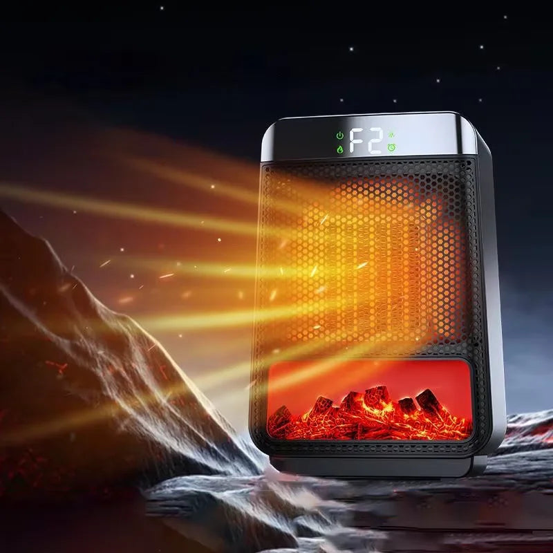 Compact 1500W Electric Space Heater Fan