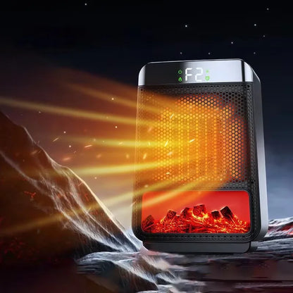 Compact 1500W Electric Space Heater Fan