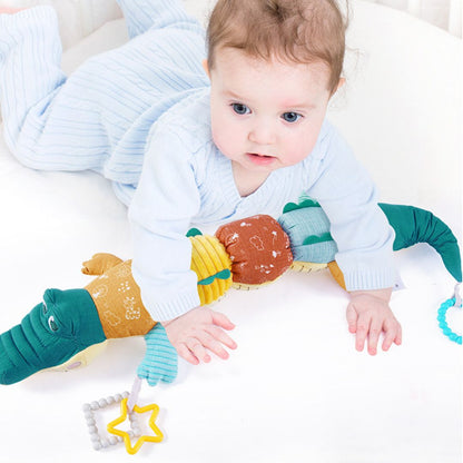 Soft Musical Crocodile Toy with Rattle