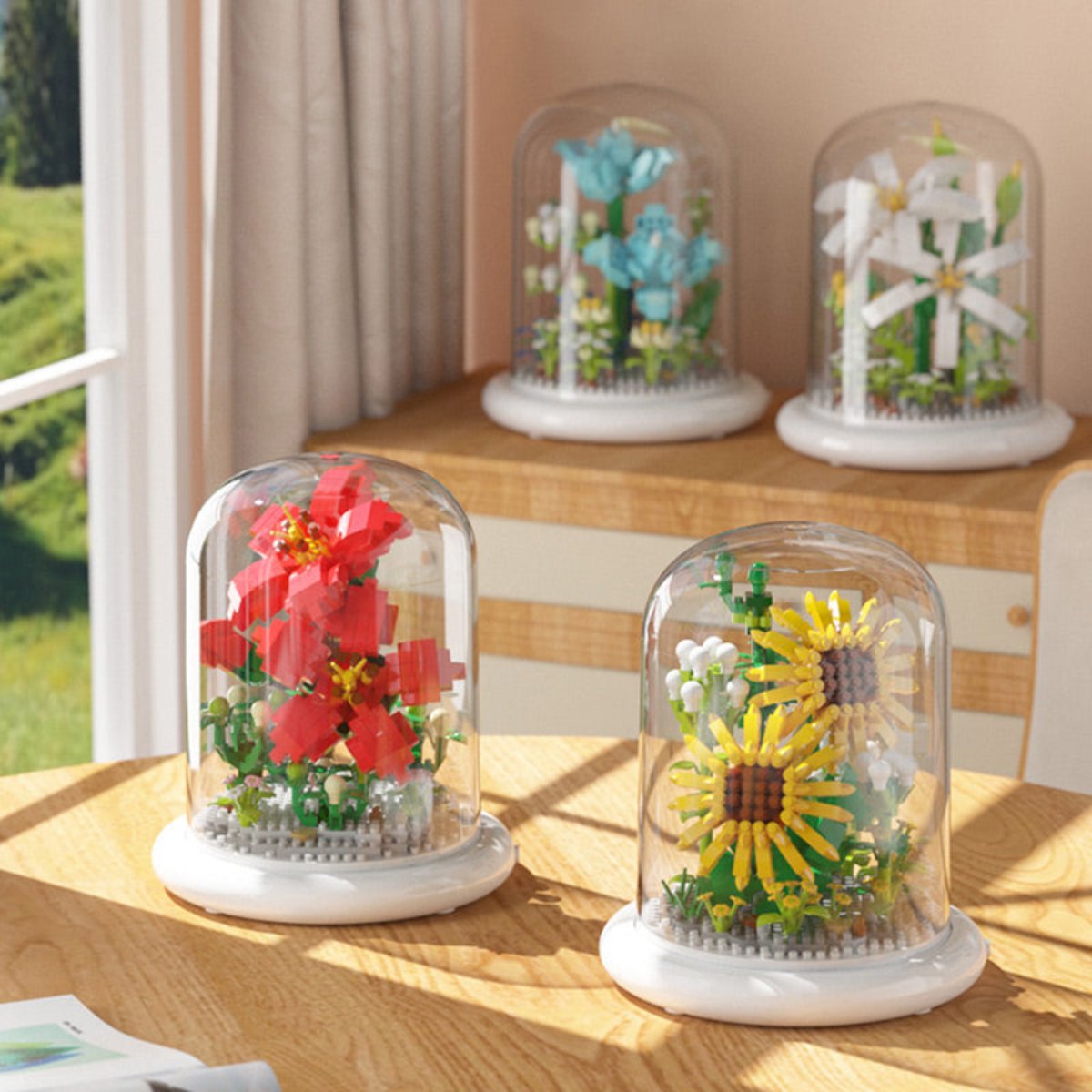 Beautiful DIY Flower Brick Kit