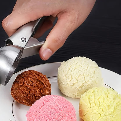 Durable Stainless Steel Ice Cream Scoop with Easy Grip