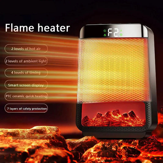 Compact 1500W Electric Space Heater Fan - Befez