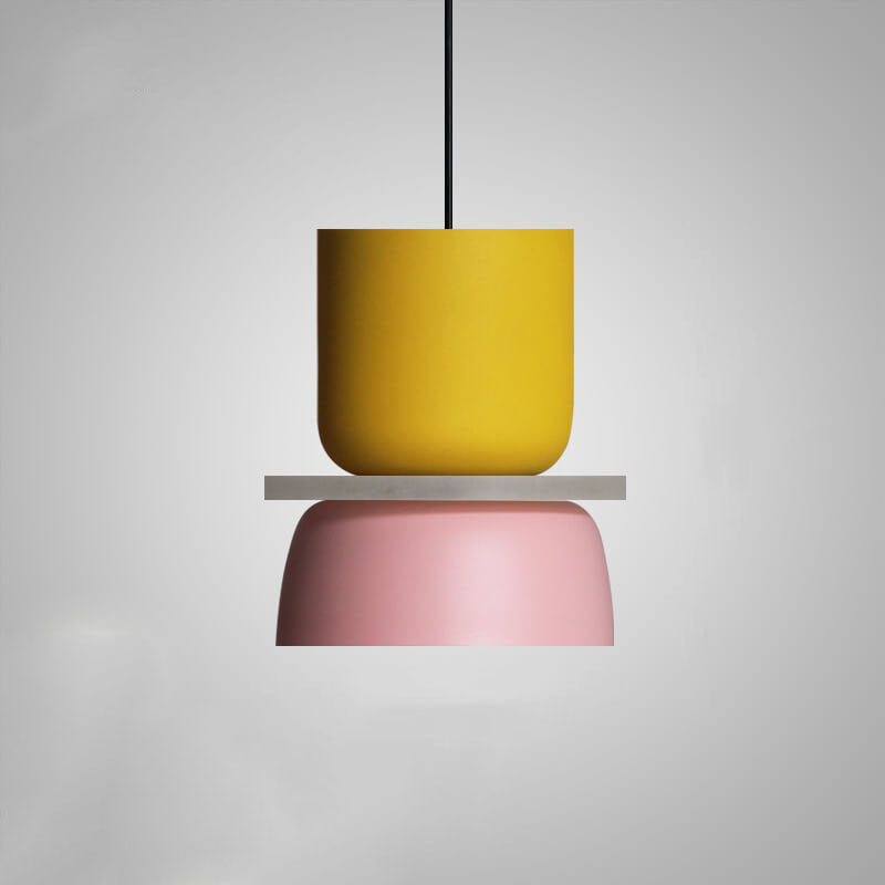 Modern Colorful Glass LED Pendant Light - Befez
