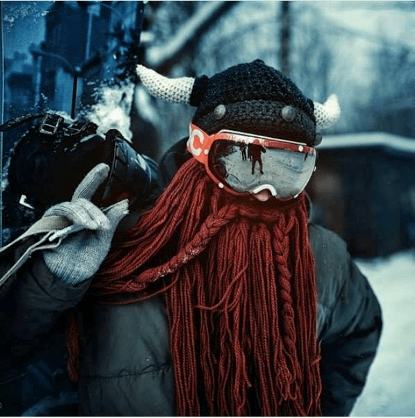 Warm Viking Winter Beanie Hat - Befez