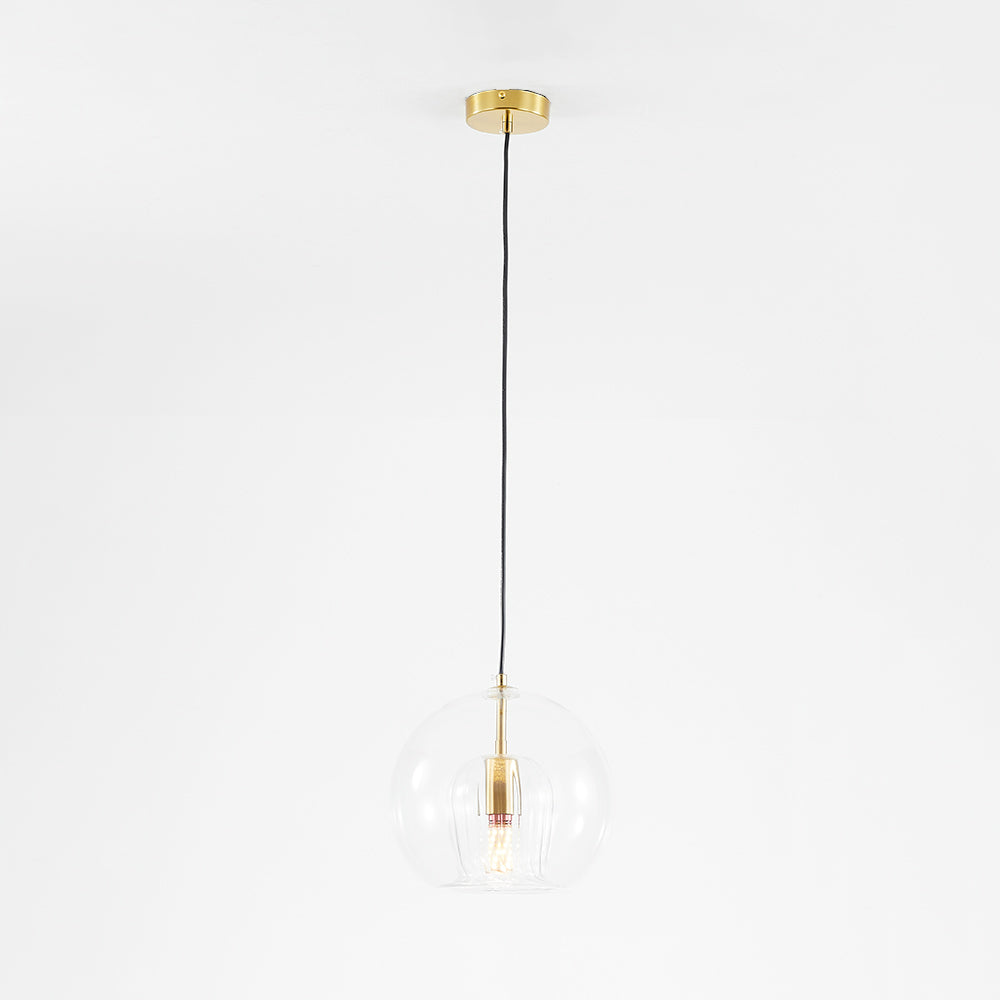 Warm Globe Pendant Light - Soft Home Lighting Fixture