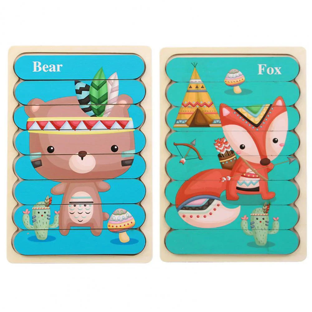 Befez Wooden Brain Teaser Toy for Children