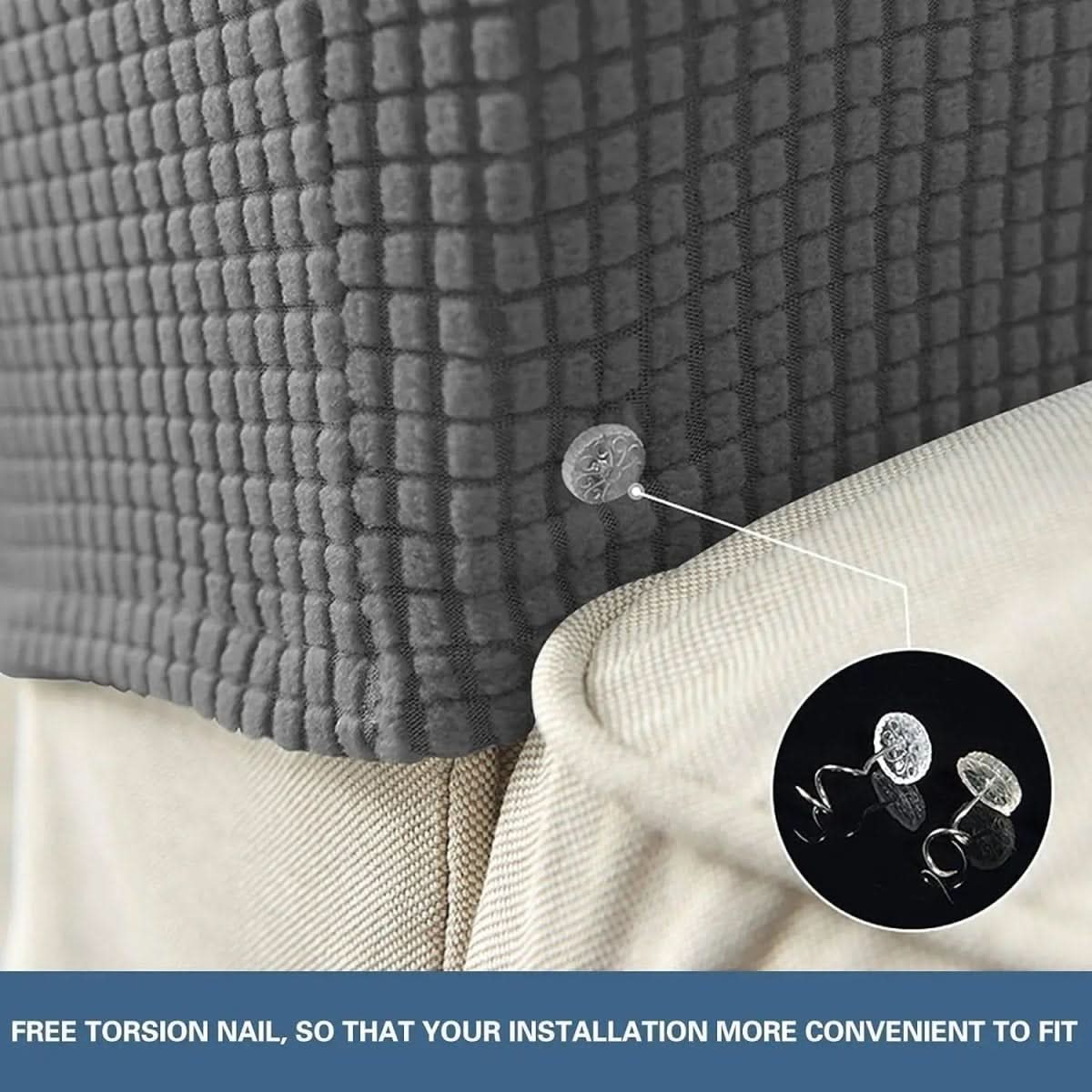 Waterproof Armchair Covers with Woven Pattern