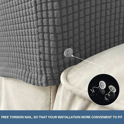 Waterproof Armchair Covers with Woven Pattern