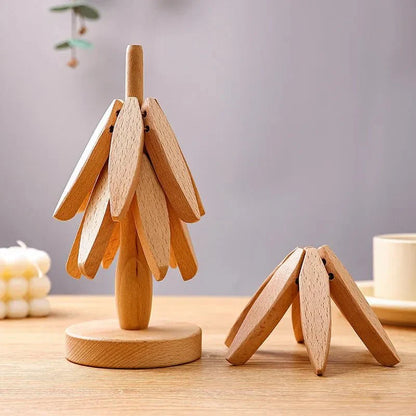 Elegant Wooden Table Decor