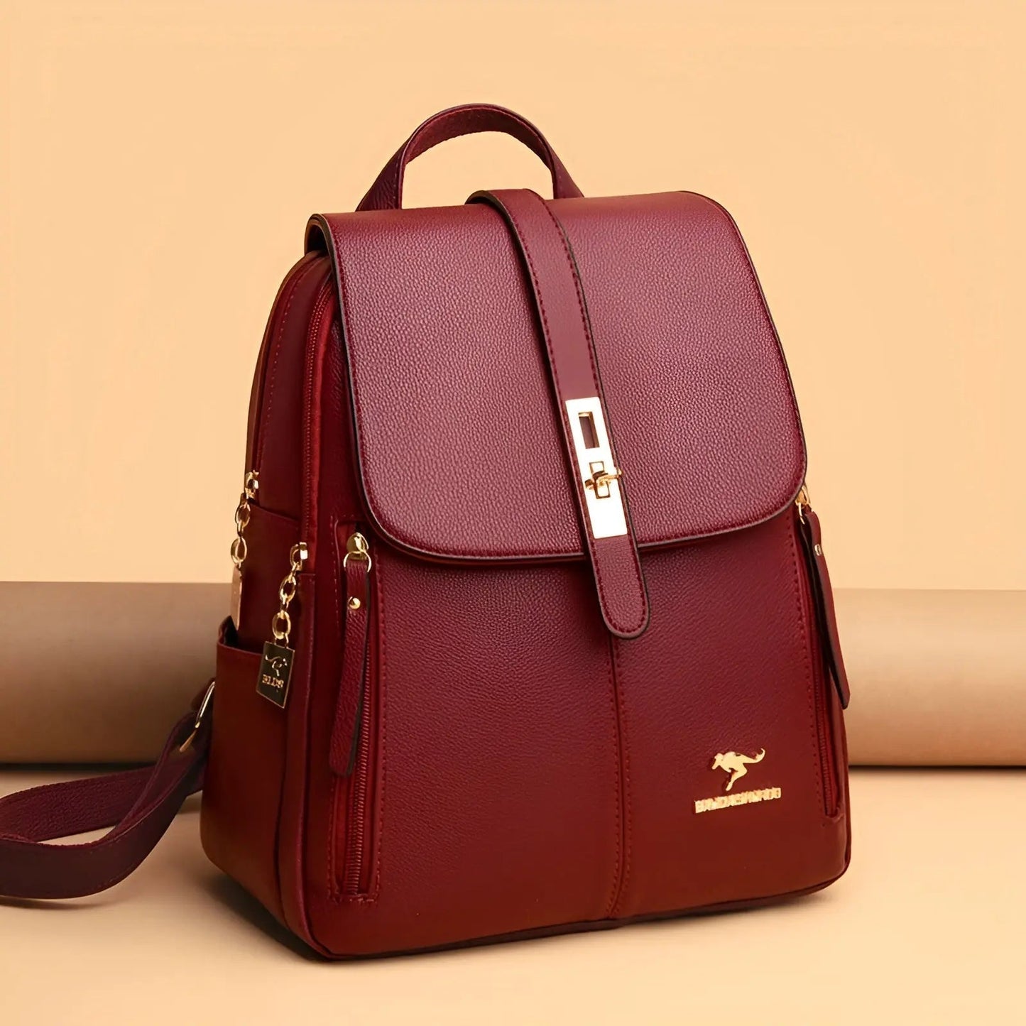 Premium Leather Ladies Backpack Purse