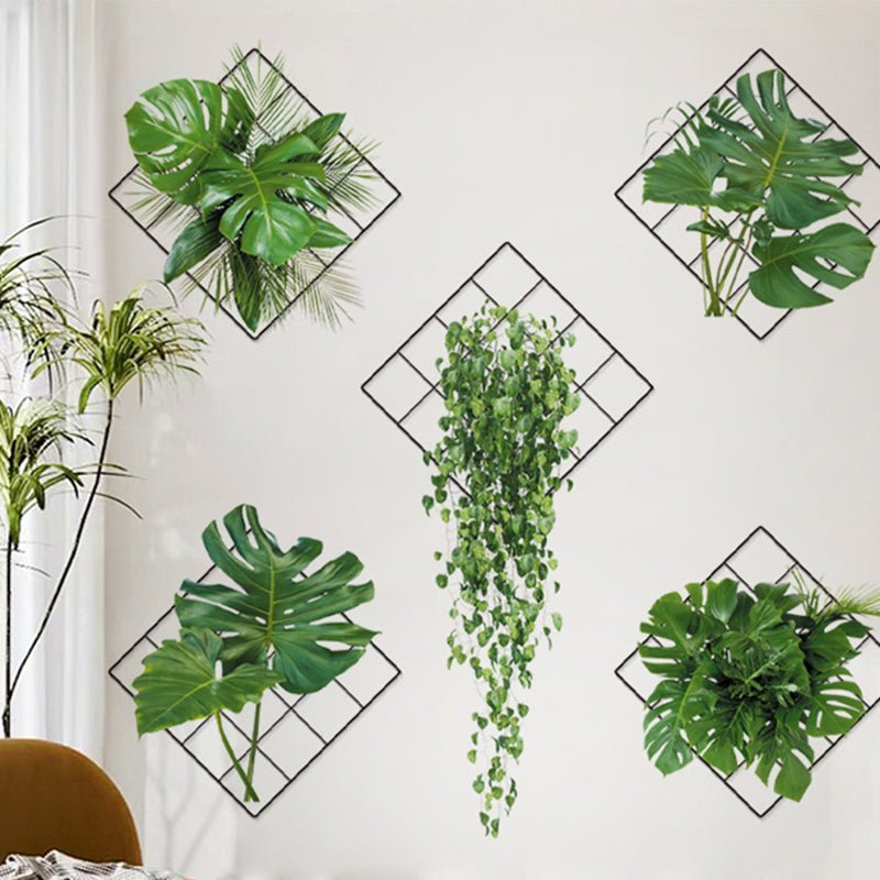 Realistic Plant Wall Stickers for Home Decor