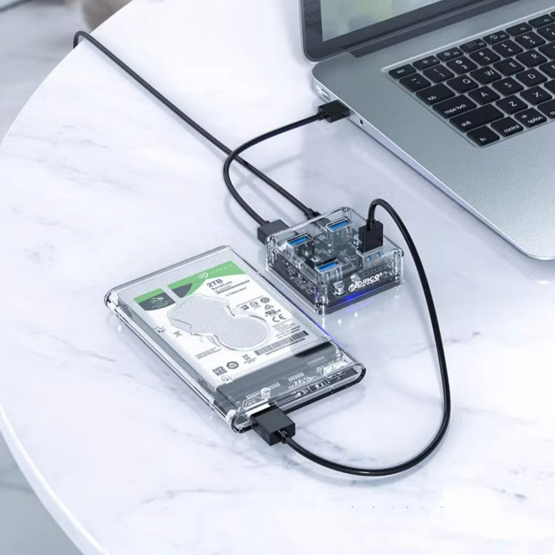 Slim 4-Port USB 3.0 Hub Expansion Dock