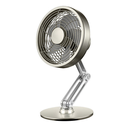 Compact Portable 360 Rotating Mini Metal Desk Fan