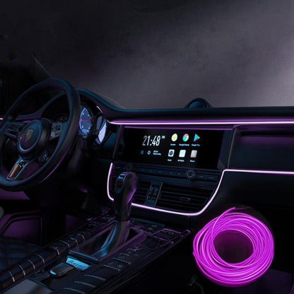 Car LED Interior Lighting USB Strip Kit