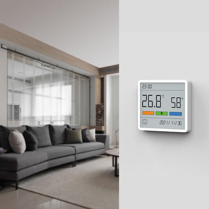 Accurate Digital Wall Clock Thermometer Humidity Gauge