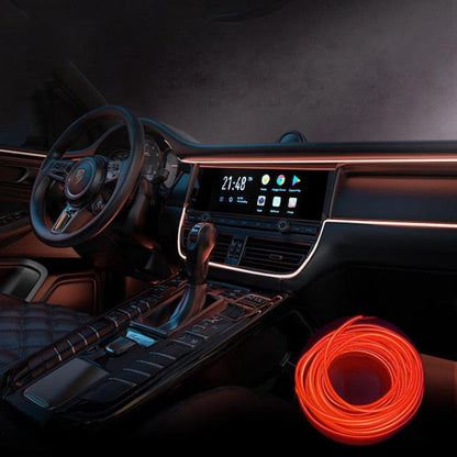 Car LED Interior Lighting USB Strip Kit