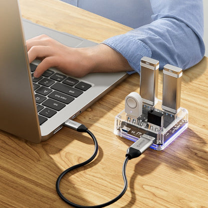 Slim 4-Port USB 3.0 Hub Expansion Dock
