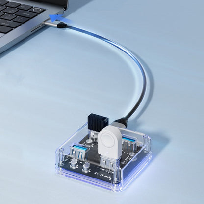 Slim 4-Port USB 3.0 Hub Expansion Dock