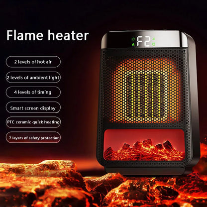 Compact 1500W Electric Space Heater Fan