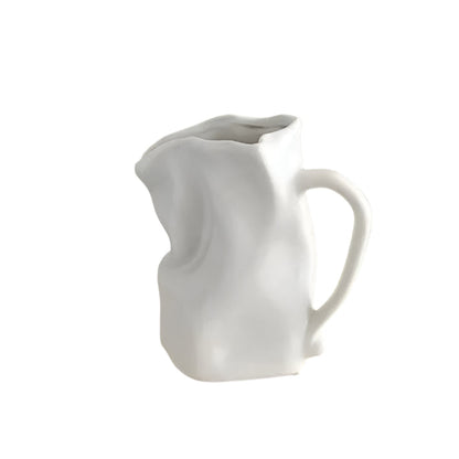 Elegant White Ceramic Vase