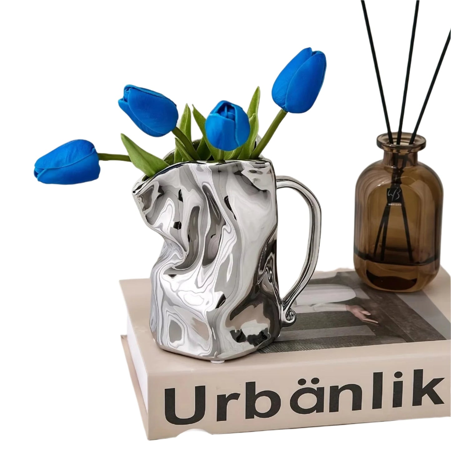 Elegant White Ceramic Vase