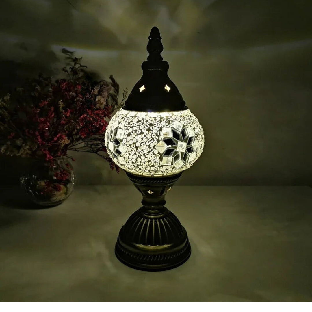 Vibrant Multicolor Glass Table Lamp