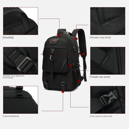 Spacious Ventilated Ultimate Travel Hiking Backpack